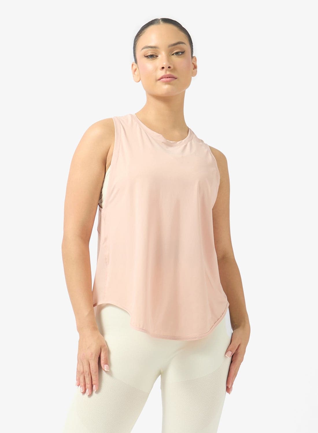 Tank Top with Back Cutout Detail