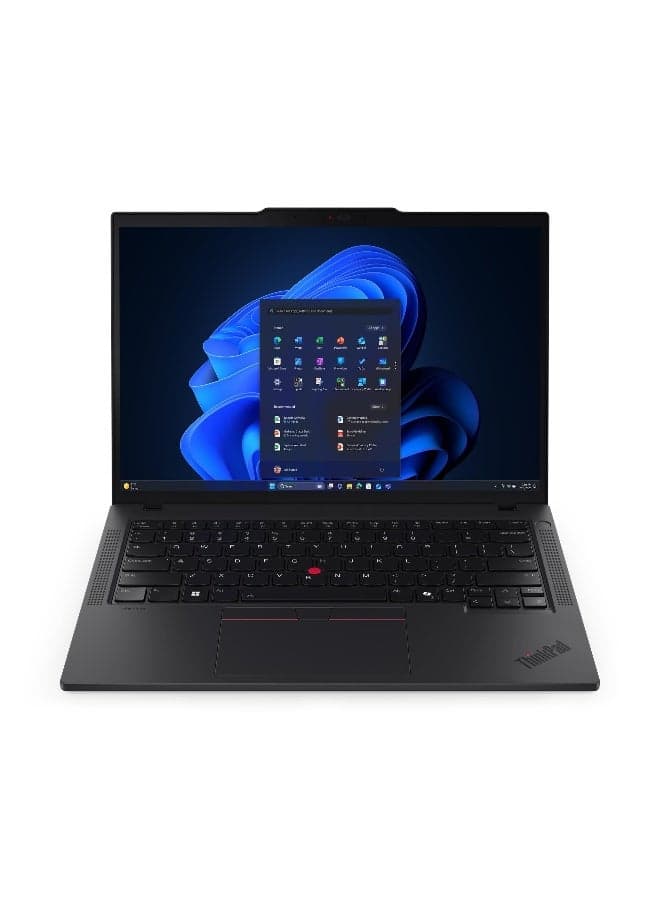 ThinkPad T14 Gen 6 Laptop With 14 Inch WUXGA (1920x1200) IPS Display, Core Ultra 5 225U Processor/16GB RAM DDR5/512GB SSD/Integrated Intel Graphics/Windows 11 Pro/ English/Arabic Black