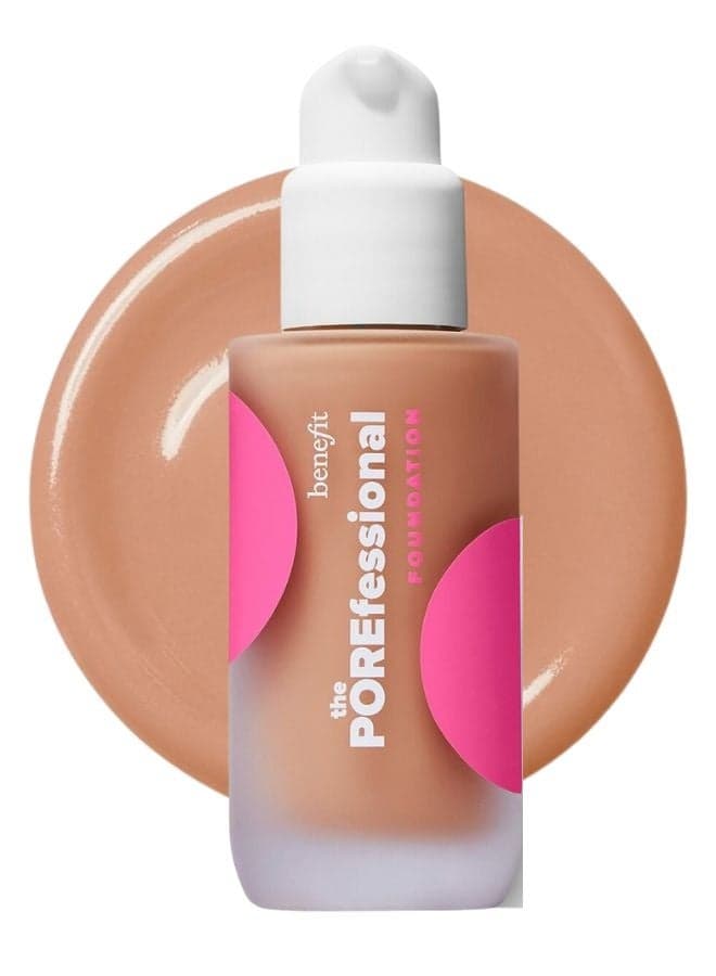 Benefit Cosmetics The POREfessional Smoothing & Blurring Foundation with Niacinamide 30ml – Shade 23W Magnificent - medium-deep warm, Lightweight, Pore-Minimizing, Longwear Foundation