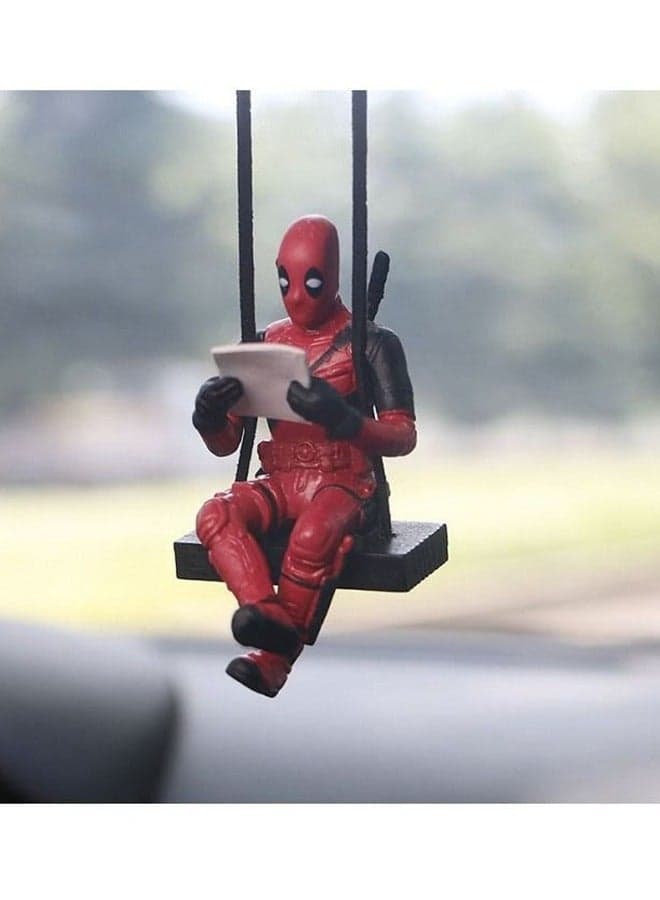 Little Cheap Deadpool Car Decoration Accessories Car Mirror Suspension Accessories