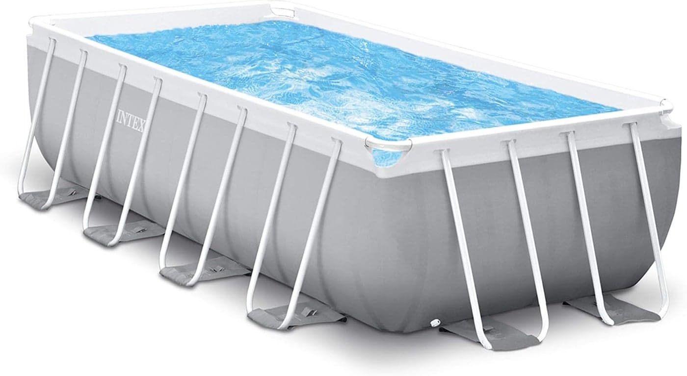 Intex 4m x 2m x 1.22m Prism Frame Rectangular Pool Set