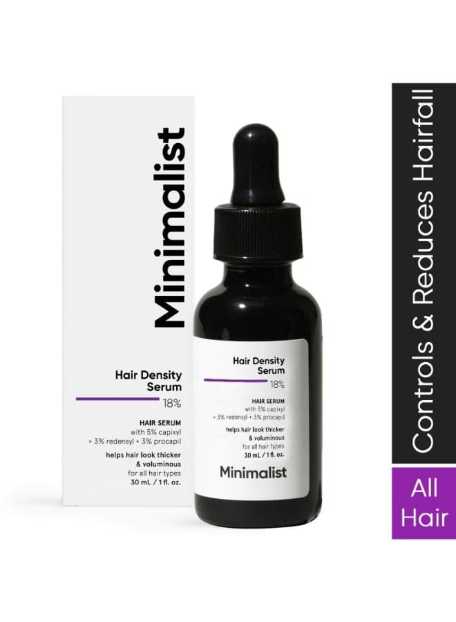Hair Density Serum with Procapil, Capixyl, Redensyl, Anagain And Baicapil For Hair Fall Control And Hair Growth in Men And Women
