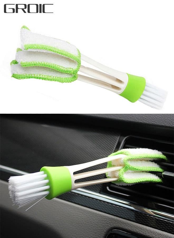 Mini Duster for Car Air Vent, Automotive Air Conditioner Cleaner and Brush, Dust Collector Cleaning Tool for Keyboard Window Leaves Car Air Vent Cleaning Tool