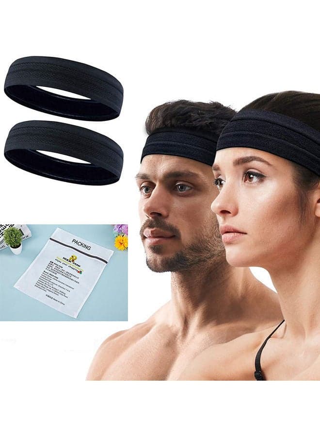 2-Piece Non-Slip Headband Set 22cm