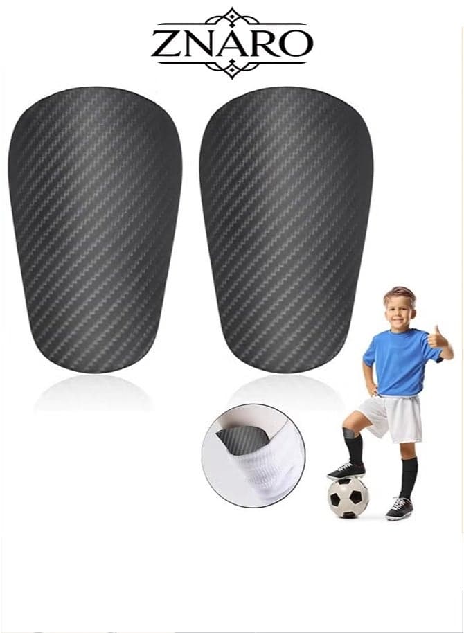 2 Pcs Mini Soccer Shin Guards, Small Size for Youth and Kids, Boys and Girls Soccer Protection Gear for Training and Matches