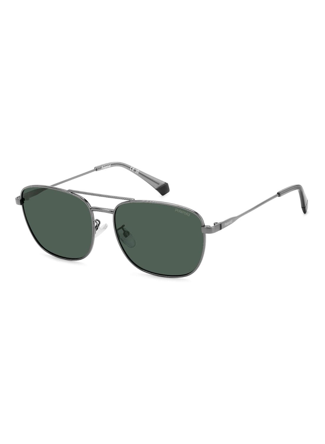 Men's Polarized Square Shape Metal Sunglasses Pld 4172/G/S/X Green 48 - Lens Size: 47.6 Mm - Dk Ruthen