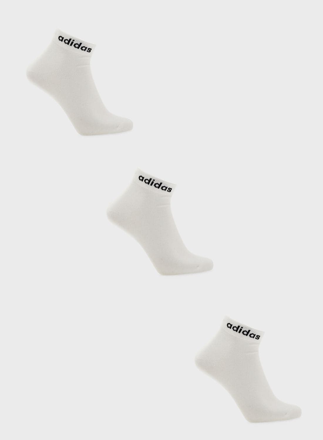3 Pack Linear Ankle Socks