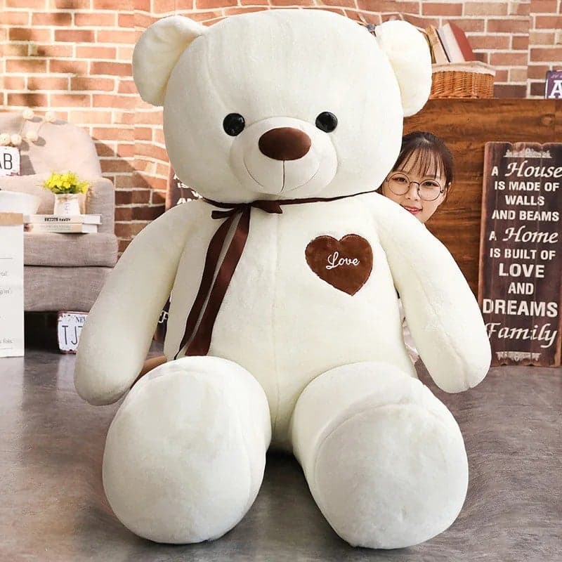 Big Size Giant Teddy Bears 60/80/120/140/160cm – Soft Stuffed Animal Toys Plush with Footprints, Cuddly Huggable Hot Model for Kids & Adults