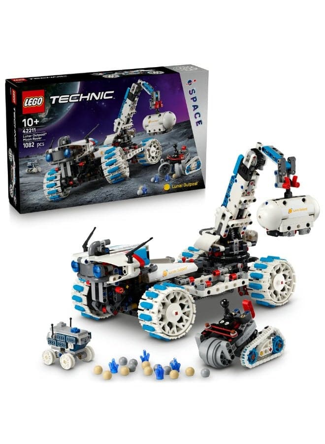 Technic Lunar Outpost Moon Rover Space Vehicle 42211 (Age 10+, 1082 Pieces)