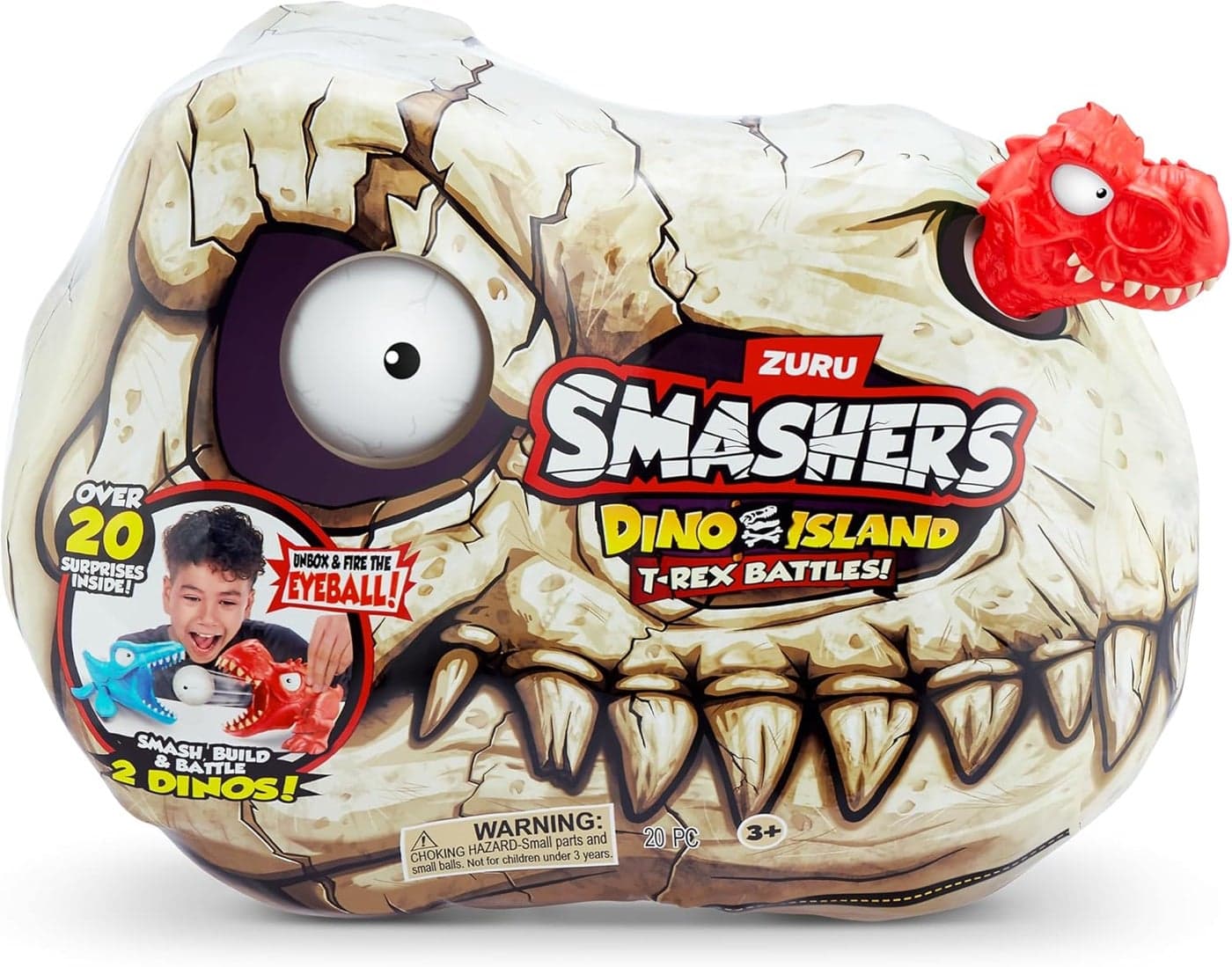 Smashers Dino Island T-Rex Battles! Playset (Assorted)