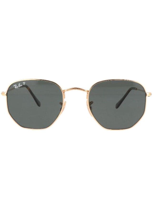 Unisex Polarized Hexagon Sunglasses - RB3548N 001 - Lens Size: 51 mm - Gold