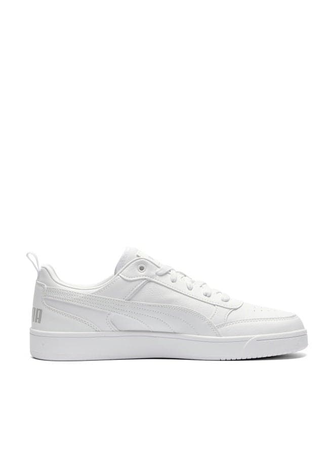 Dribble Unisex White Sneakers