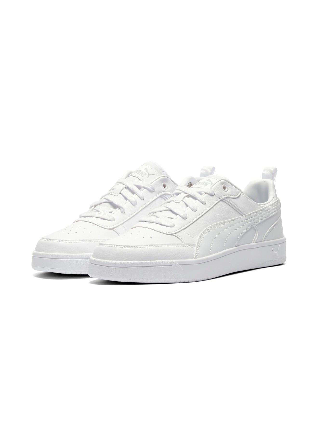 Dribble Unisex White Sneakers