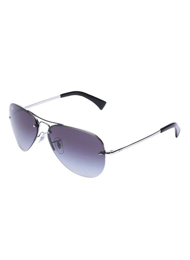 Men Full Rim Aviator Sunglasses - RB3449I RB3449I - Lens Size: 59 mm - Silver