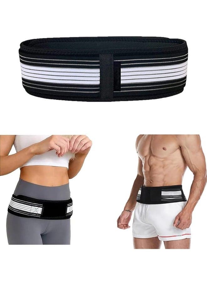 SI Joint Hip Belt - Lower Back Support Brace for Men and Women - Pelvic Support Belt - Trochanter Belt - Sciatica Pelvis Lumbar Hip Pain Relief