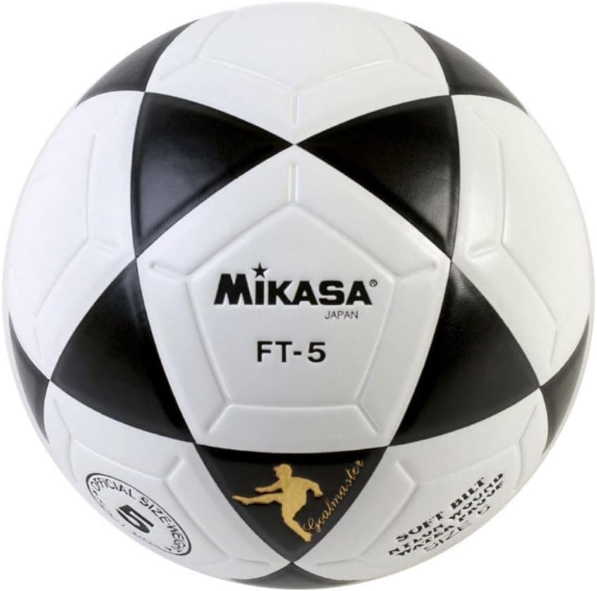 Mikasa FT5 Goal Master Soccer Ball - Black/White, Size 5