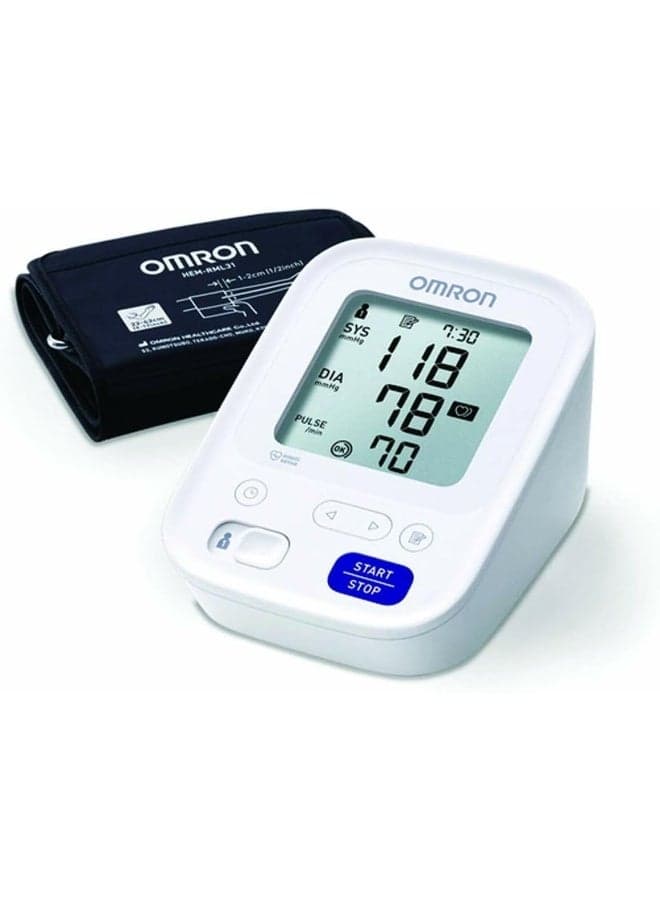 M3 Automatic Blood Pressure Monitor - HEM-7154-E - White