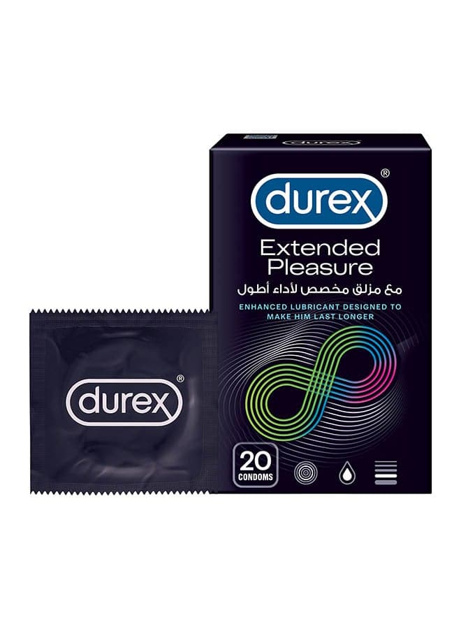 Extended Pleasure Condoms 20 Pieces