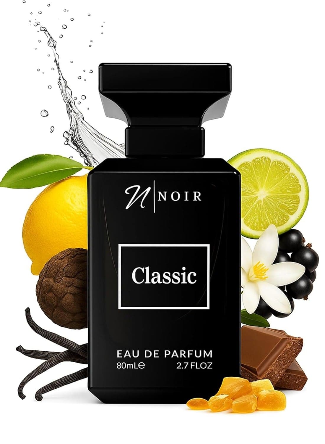 Classic EDP Perfume for Men, Exotic Florals, Citrus, and Warm Woody notes, Crafted for Sophistication and Everyday luxury, Long Lasting Men’s Perfume, 80ml