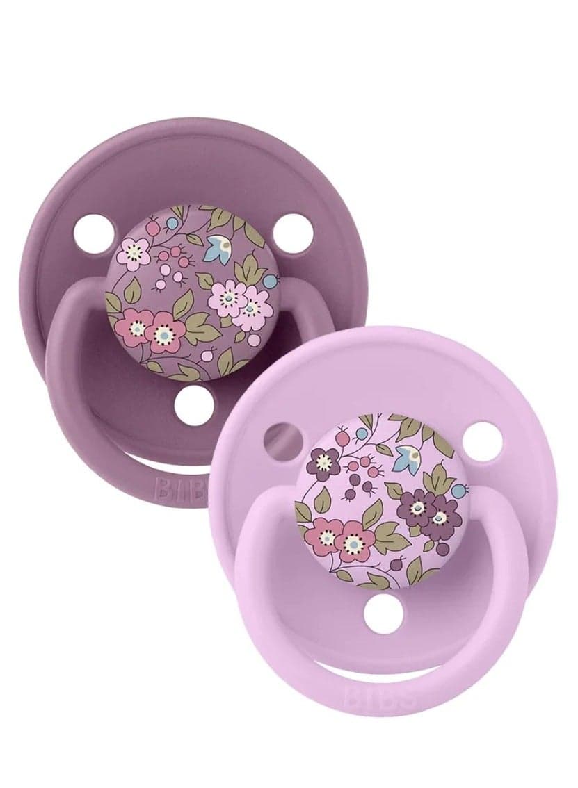 BIBS 2pcs Deluxe Silikone, Purple