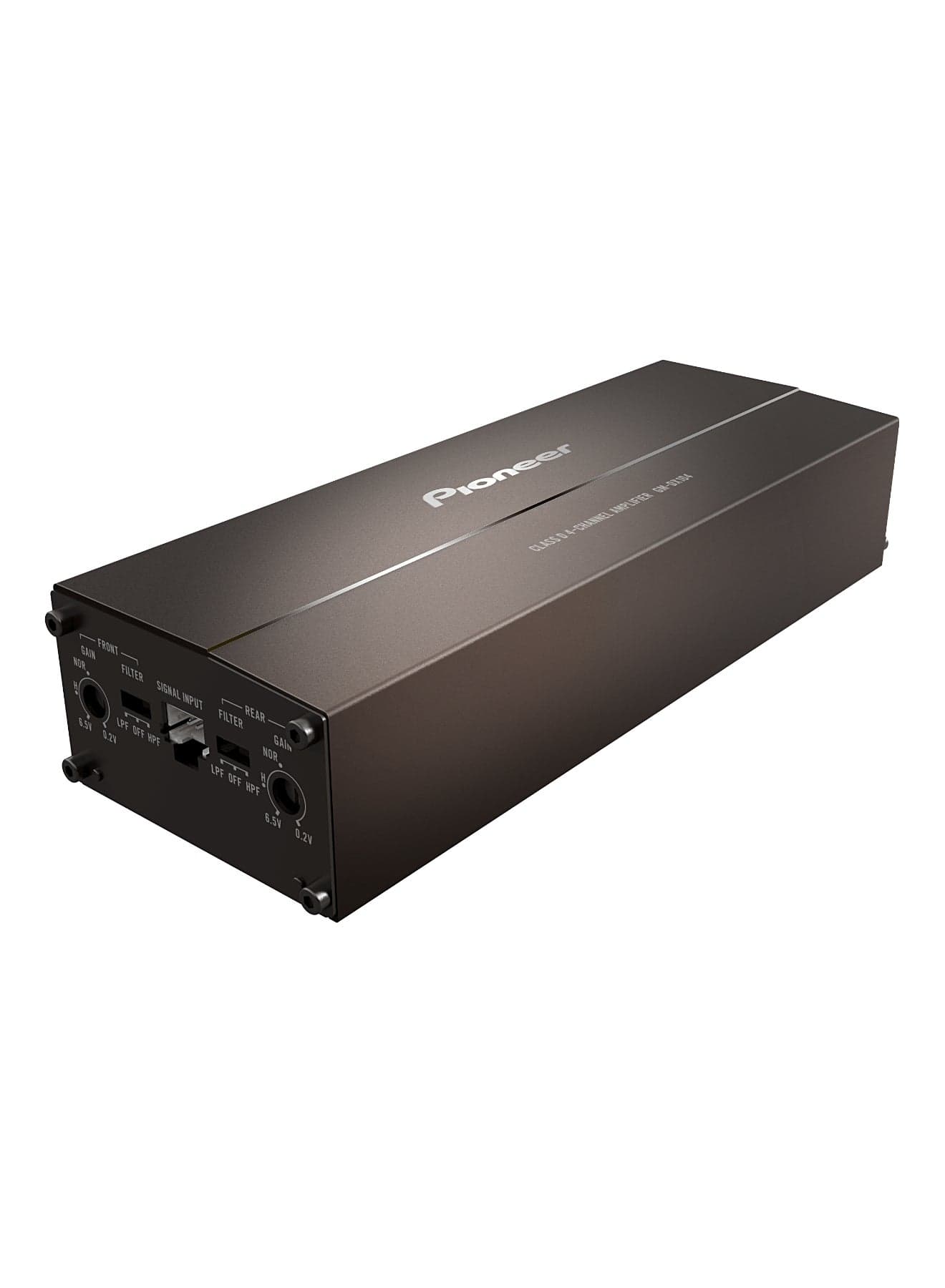 Pioneer GM-DX104 – Hi-Res 4-Channel Mini Bridgeable Car Audio Amplifier – 100W x4 Peak / 45W x4 RMS