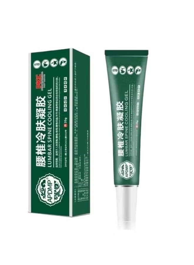 Lumbar Spine Cooling Gel 20g – Cold Compress Pain Relief Gel for Back & Muscle Soothing