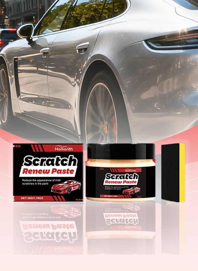 Car Scratch Remover - Professional Deep Cleaning Restorer | Time Saving Paint Light Scratch Remover Wax for Car for Polishing Maintenance Care Automotive Truck Rv SUV Exterior Bumper