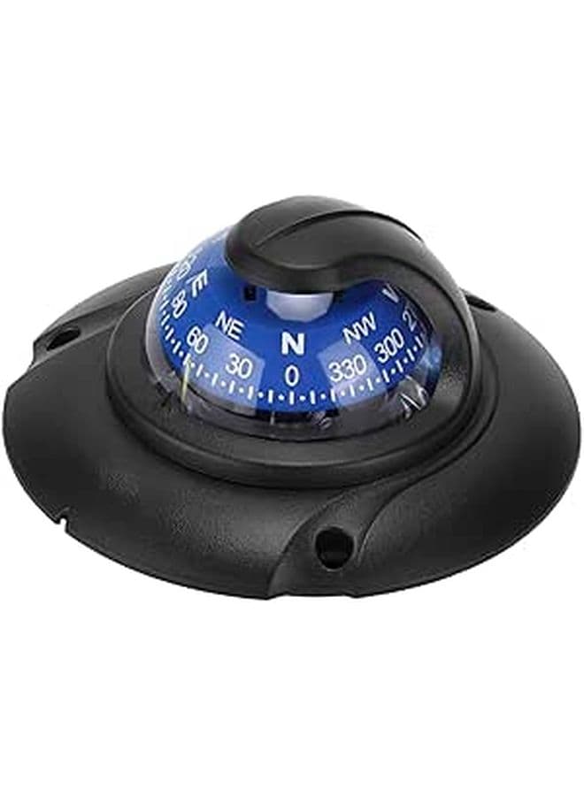 Magnetic Navigation Flush Mount High Accuracy ABS with LED Light for Marine Yacht Outdoors Hiking