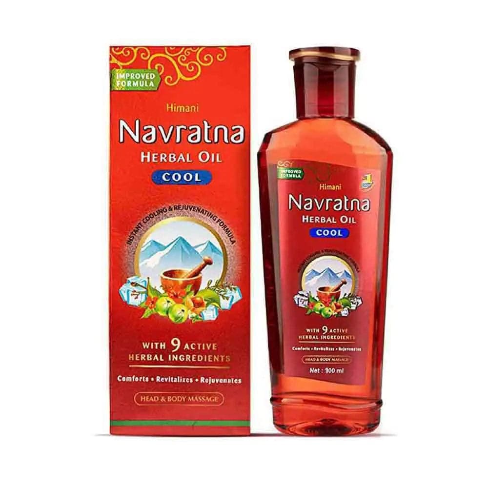 Himani Navratna Herbal Oil Cool Head and Body Massage Oil- 100ml