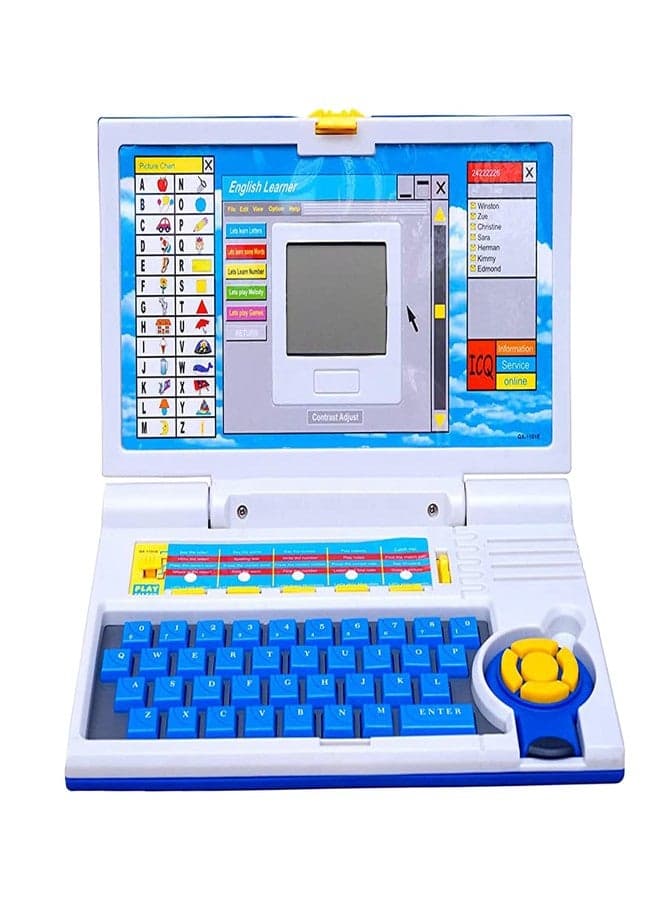 OANGO Laptop for Kids Activities & Games Fun Laptop Computer Toy for Kids ABC Learning Computer for 3+ Year Old Boys Girls, Learning Toy for Kids (Multicolor)