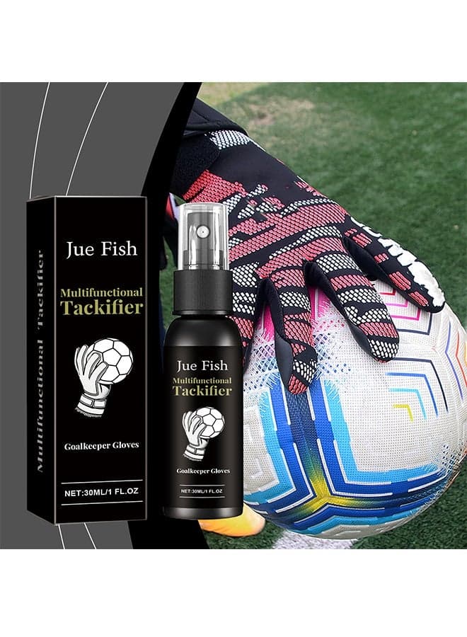 Multifunctional Tackifier, Football Glove Tackifier, 30ML Anti-Slip Goalkeeper Spray, Multi-Functional Goalkeeper Glue