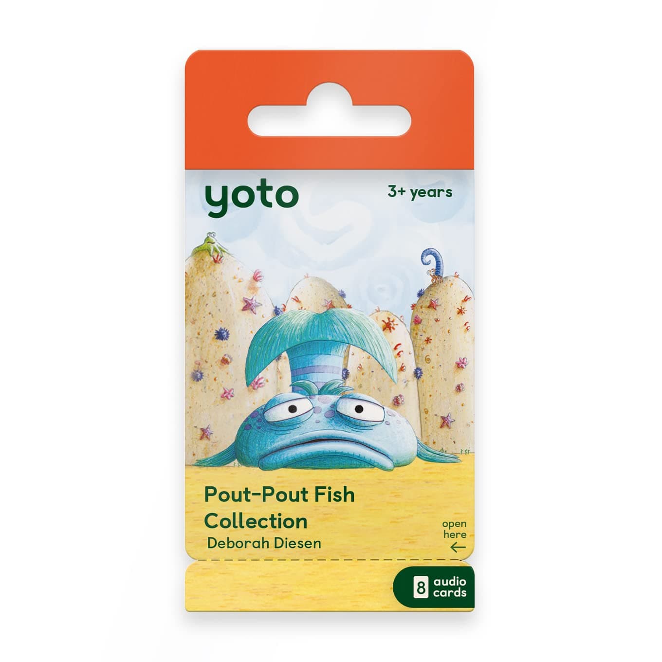Yoto The Pout-Pout Fish Collection by Deborah Diesen – 8 Kids Audio Cards for Use with Player & Mini All-in-1 Audio Device, Screen-Free Listening with Playtime Bedtime & Travel Stories, Ages 1+