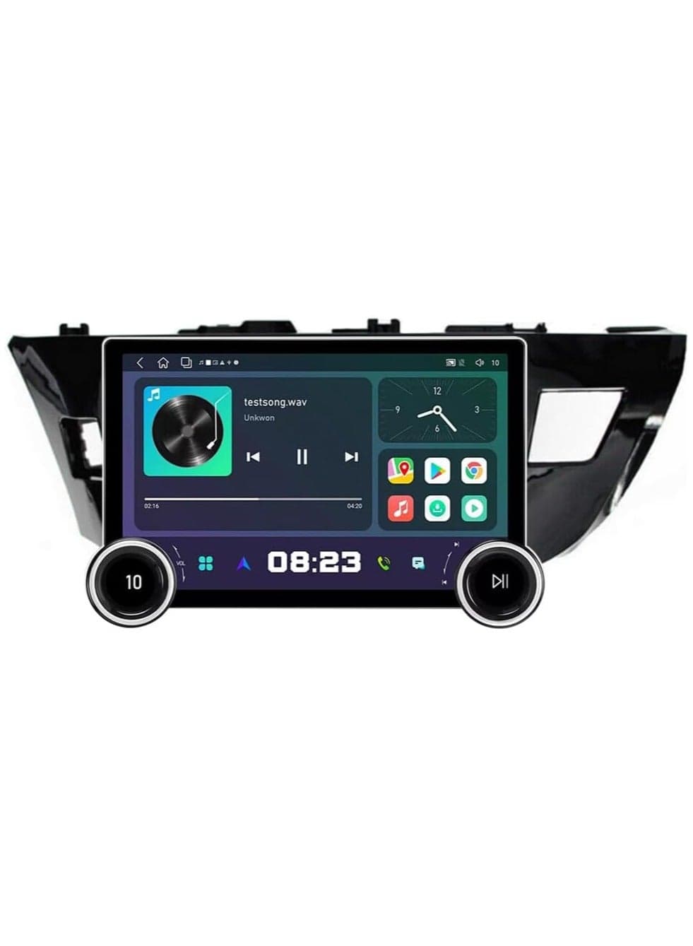 Diamond 2K Screen For Toyota Corolla 2014 2015 2016 Car Stereo Built-in Bluetooth Head Unit DSP Wireless Carplay Android Auto AHD Camera Included 11.8 Inch Screen
