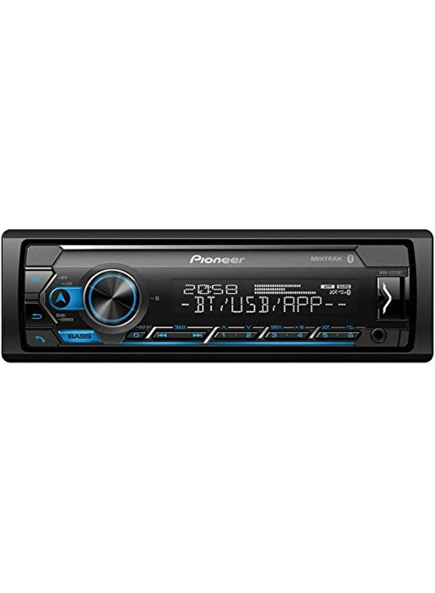 Pioneer MVH-S325BT Digital Media Receiver with Dual Bluetooth, Pioneer Smart Sync App Compatibility, Spotify Ready