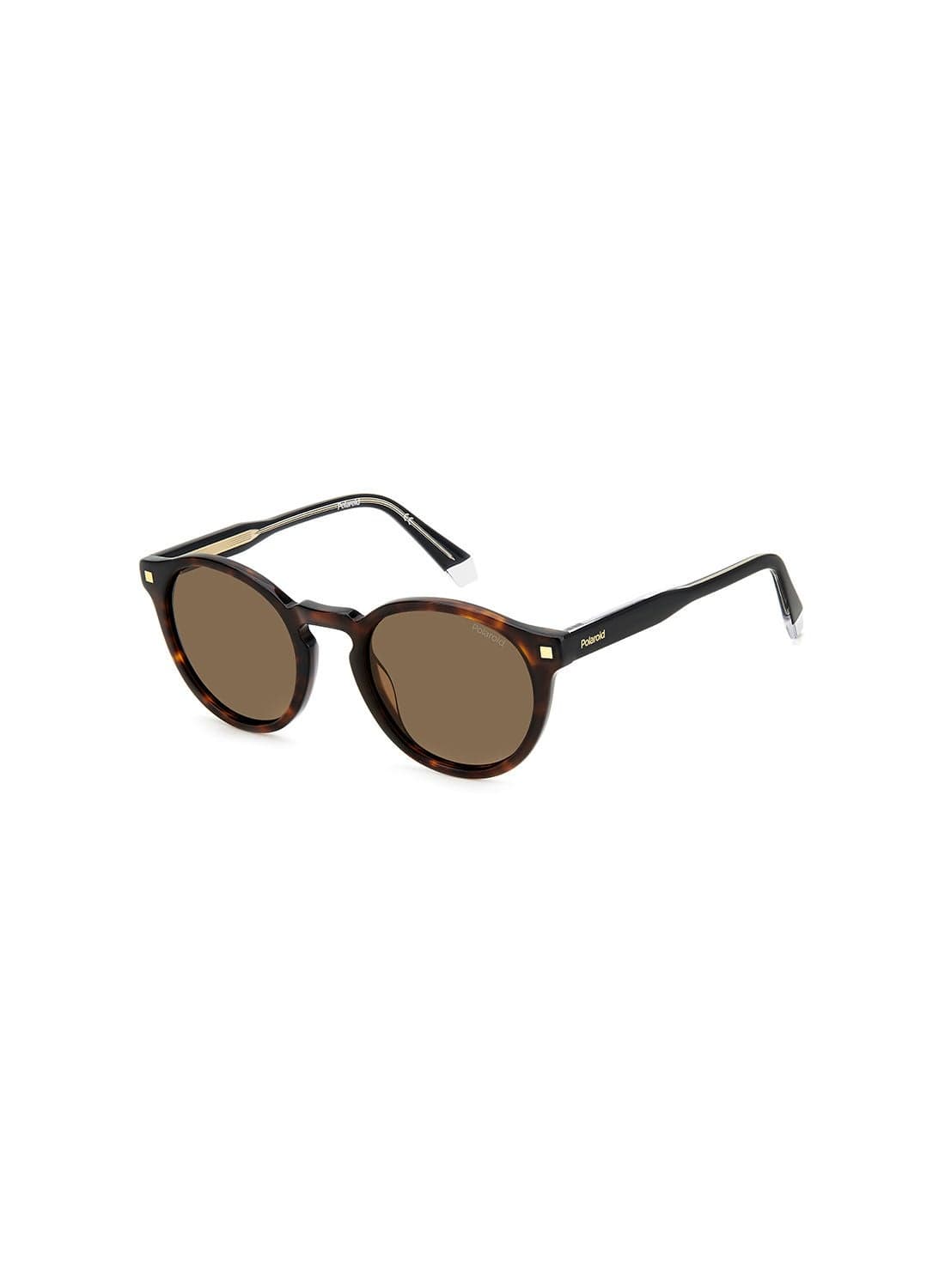 Men's UV Protection Round Sunglasses - Pld 4150/S/X Hvn 50 - Lens Size: 50 Mm