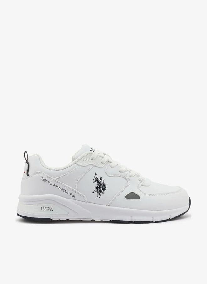 U.S. Polo Assn. Men’s White VANCE GLB 6FX Sneakers – Premium Casual Lifestyle Shoes for Everyday Comfort