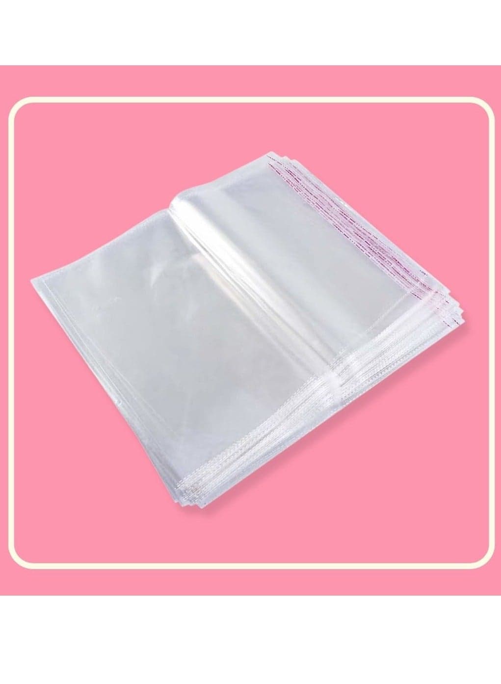 12 X 18 inches 60 Count(approx) Resealable Plastic Cellophane Bags for Packaging, Storing and Travel