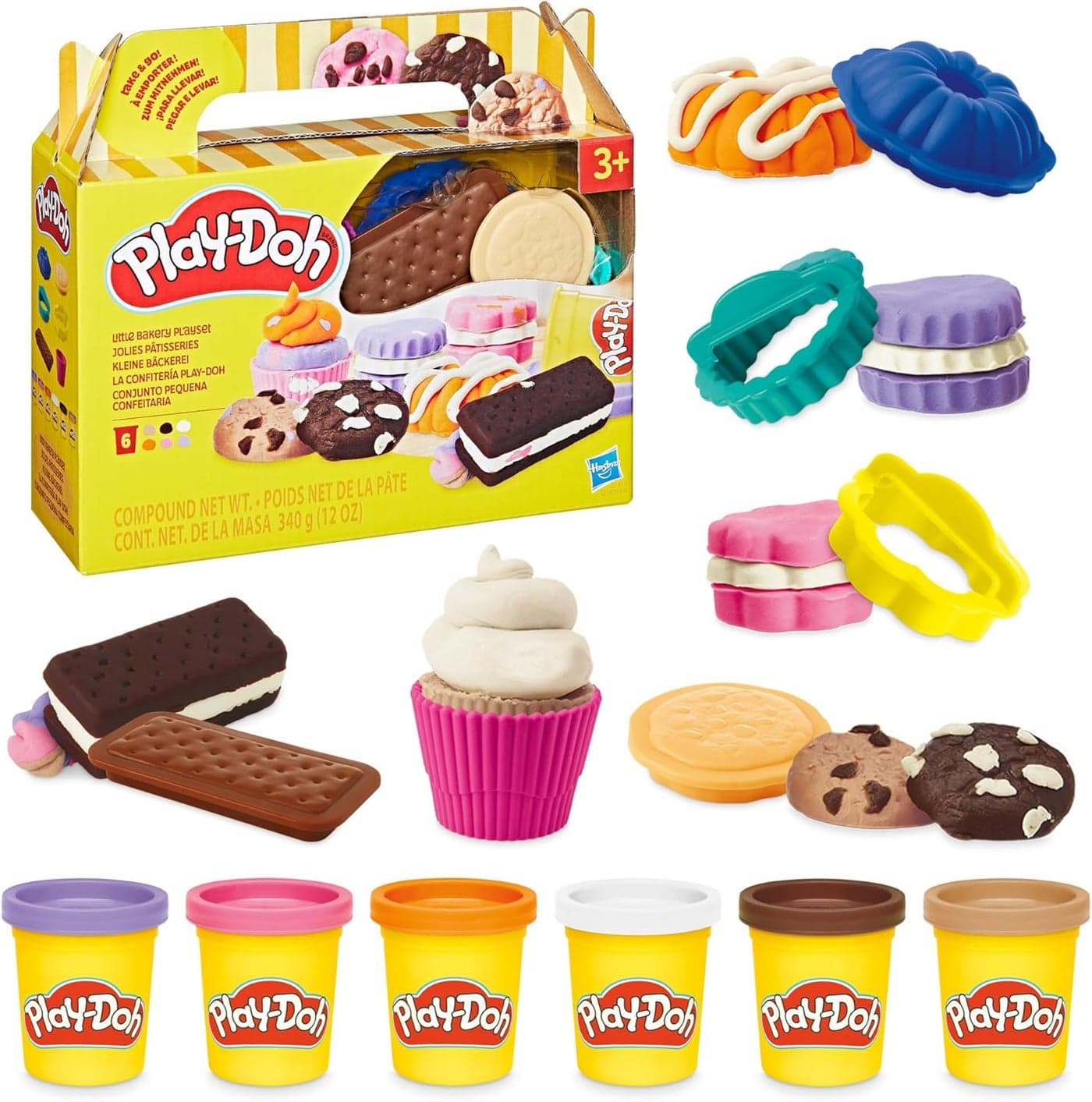 0Little Bakery Playset - Creative Play Kitchen Toys for Kids 3+