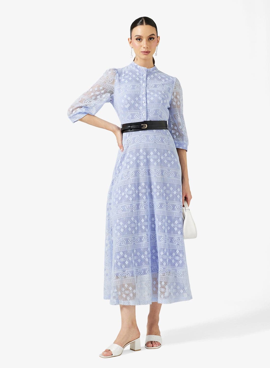 Lace A-line Dress