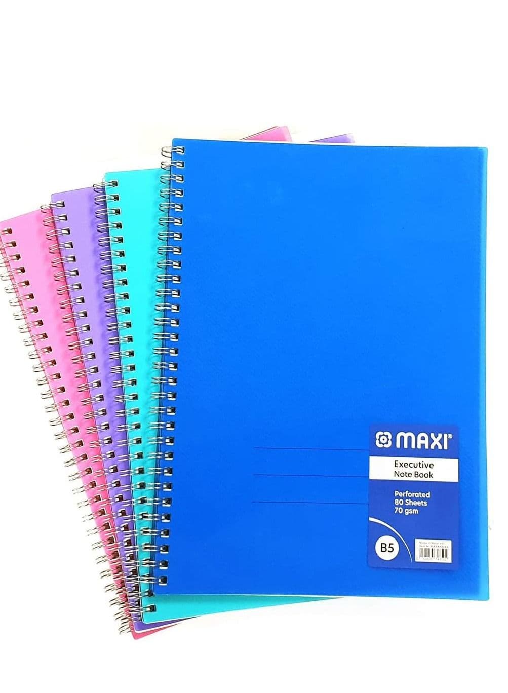 80-Sheet B5 Size Executive Notebook 4 Piece Set