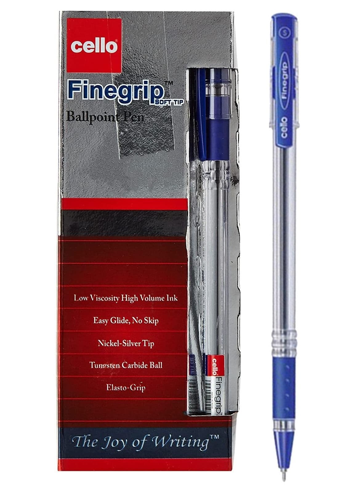 12-Piece Finegrip Ballpoint Pen Blue Ink
