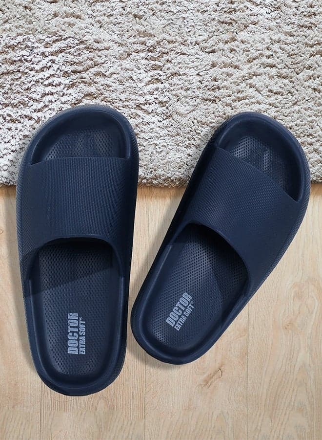 EVA Slides for Men | Soft Cushion Lightweight Anti Slip Shower Bathroom Comfort Slippers Sandals | Doctor Extra Soft
