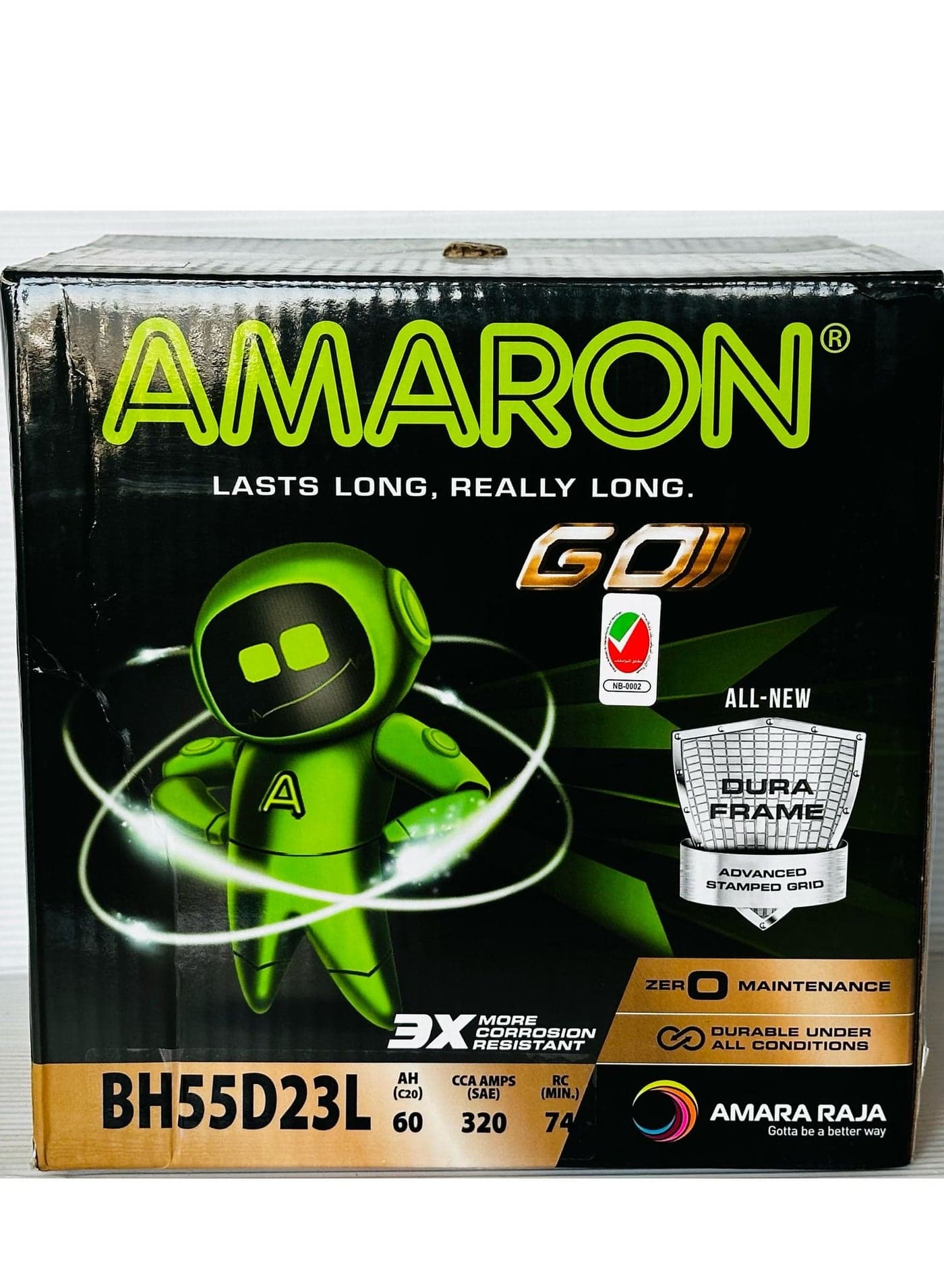 Car Battery 12V 60AH 55D23L