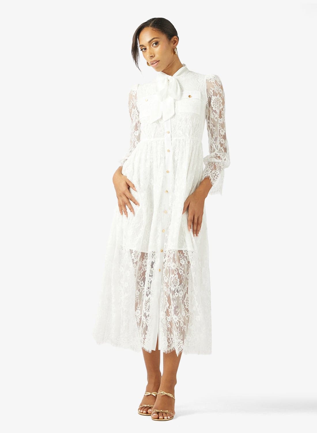 Lace A-libe Dress