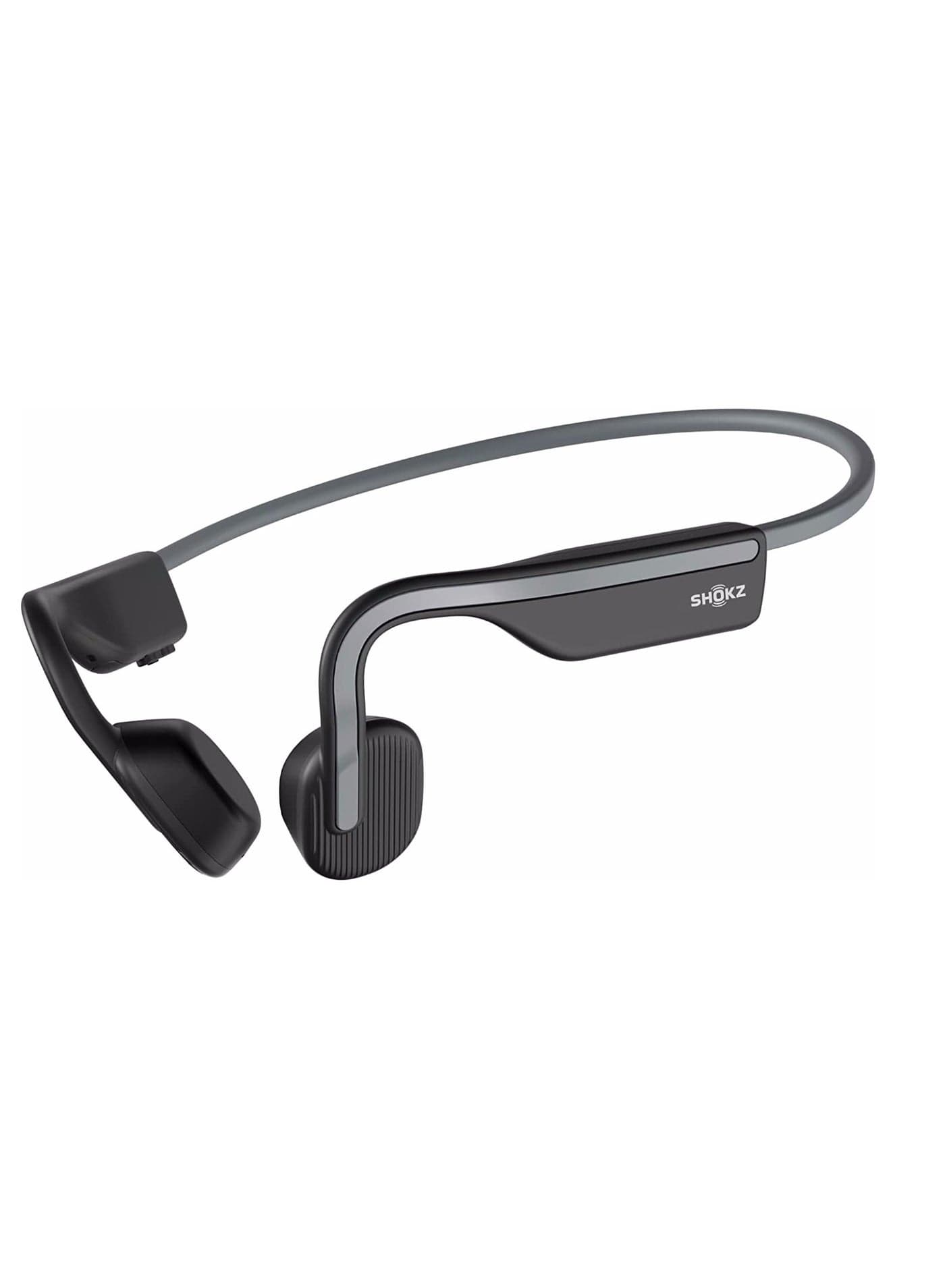 OpenMove Bluetooth Wireless Headphones with Mic, Bone Conduction Wireless Headset with 6H Playtime, IP55 Waterproof Sports Headphones for Running, Workout, Cycling (Slate Grey) Grey