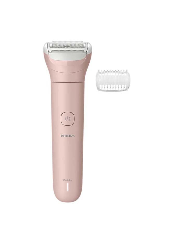 Cordless Wet And Dry Lady Shaver, Legs, Arm, Underarm, Wet And Dry Usage, Usb-A Charging, Quick Charge For The First Use | Number 1 Lady Shaver Brand Globally! | Brl128/10 pink