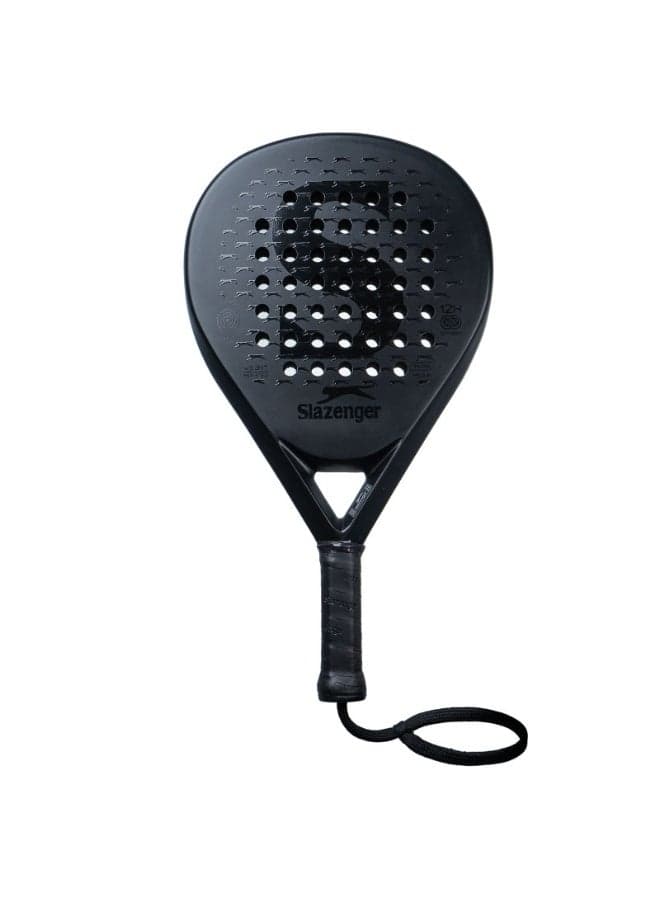 Slazenger Panther Series Icon Padel Racket, Drop Shape, 360–375G, Hard Eva, 12K Carbon