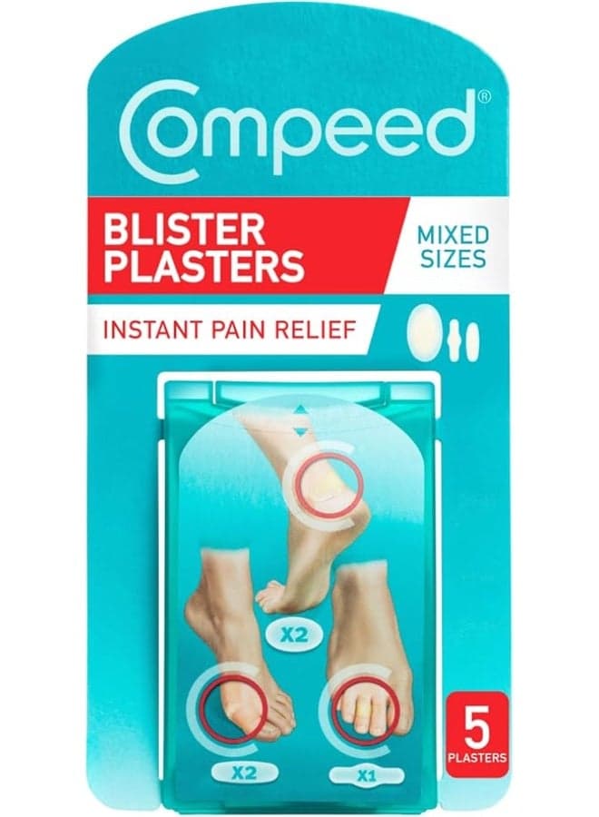 Compeed Instant Pain Relief Mixed Blister Plasters 5-Piece