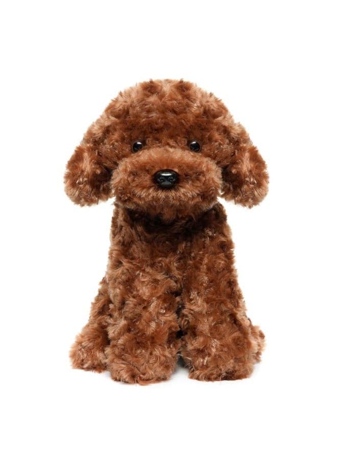 Adorable Labradoodle Plush Toy Fluffy Red Poodle Stuffed Animal Dog Puppy, 12.6" - Perfect for Kids, Babies, Birthday, Nursery