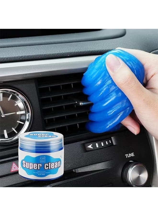 Car Cleaning Gel Detailing Putty,Automotive Interior Cleaning Slime,Car Vent Cleaning Kit for Car and Keyboard,Putty Cleaning Car Accessories Blue